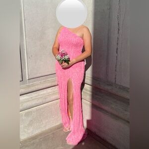 Sherri Hill Pink Prom Dress